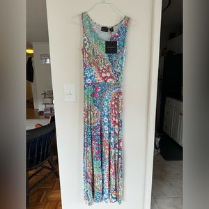 Cynthia Rowley Colorful Maxi Dress, NWT, XS